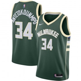 Maillot NBA Milwaukee Bucks Giannis Antetokounmpo 34 2020-21 Nike Icon Edition Swingman - Homme